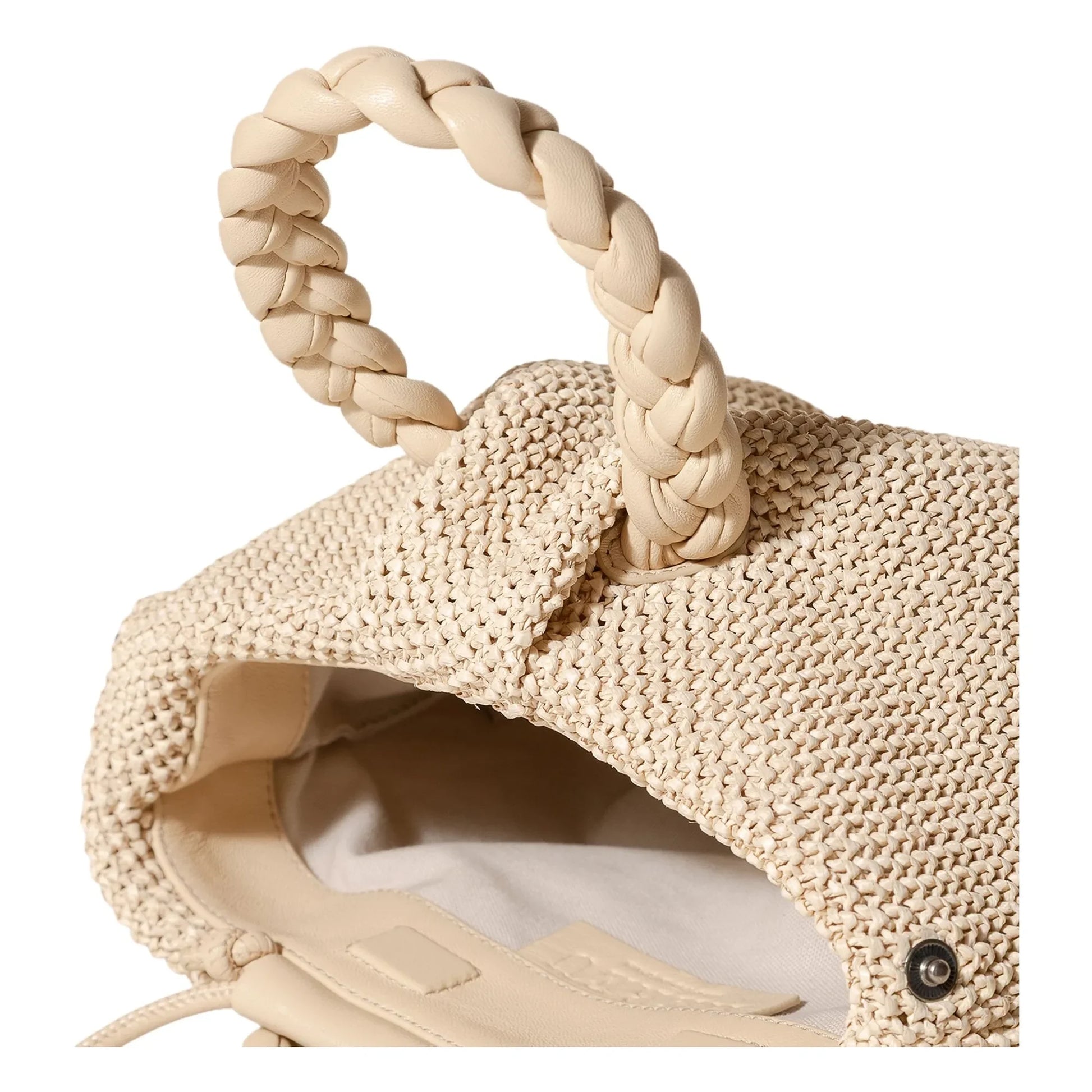 Hereu - Bag Bombon M Soft Raffia | Beige