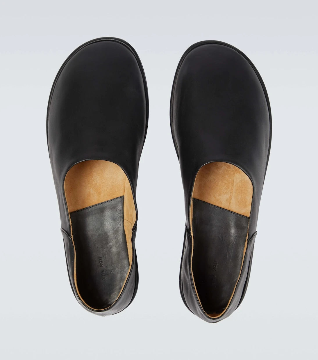 The Row - Canal slip-on leather shoes