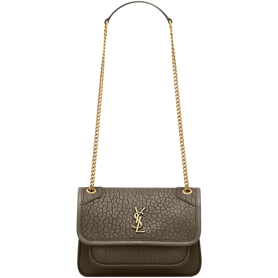 Green Mini Leather Niki Shoulder Bag