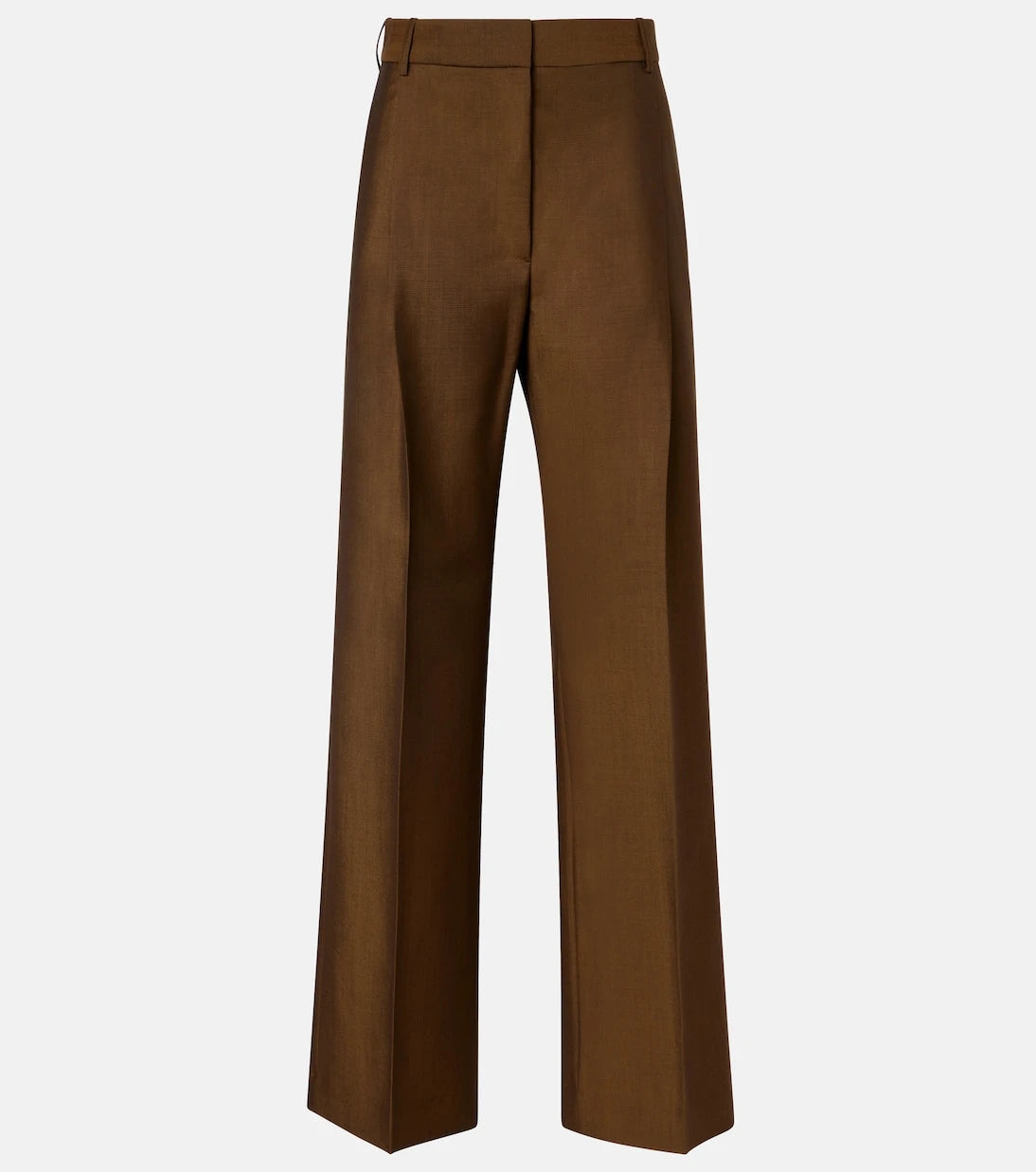 Róhe - High-rise wool and mohair wide-leg pants