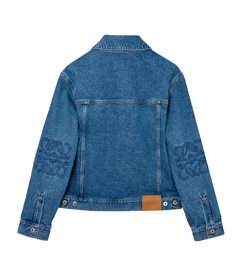 LOEWE Blue Anagram Denim Jacket