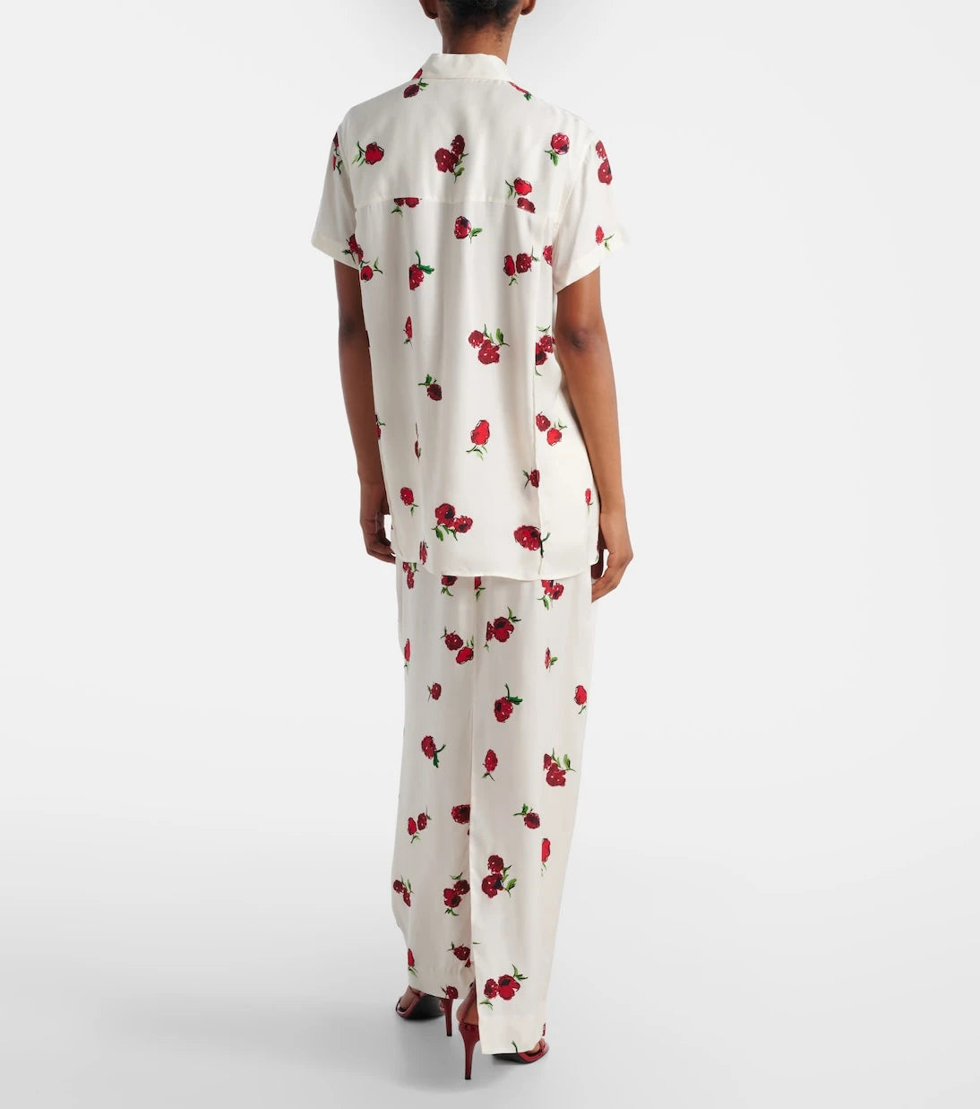 Khaite - Keefe printed twill shirt