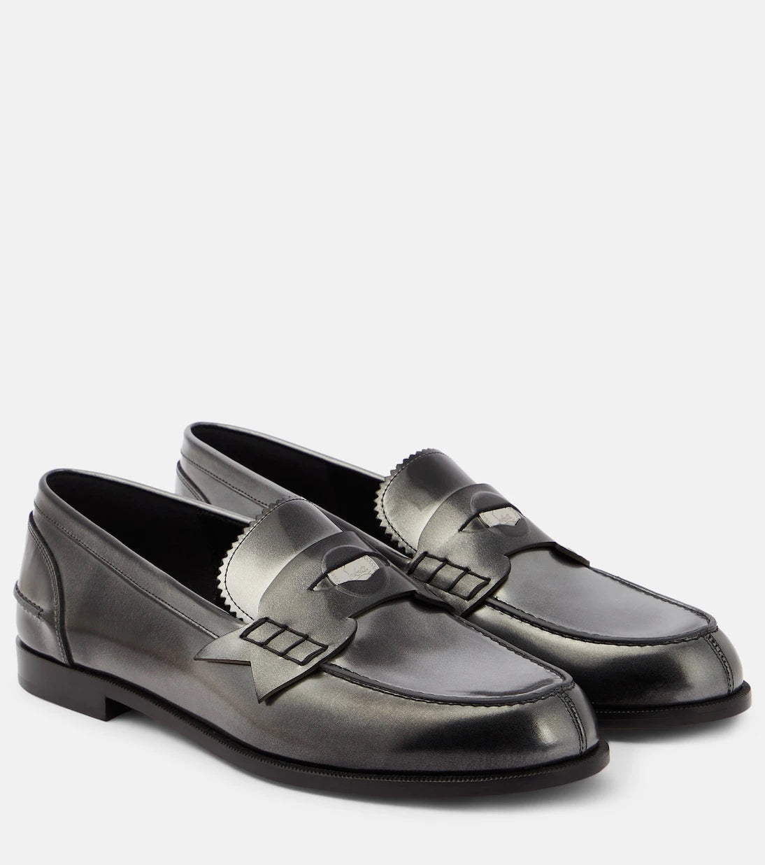 Christian Louboutin - Penny leather loafers