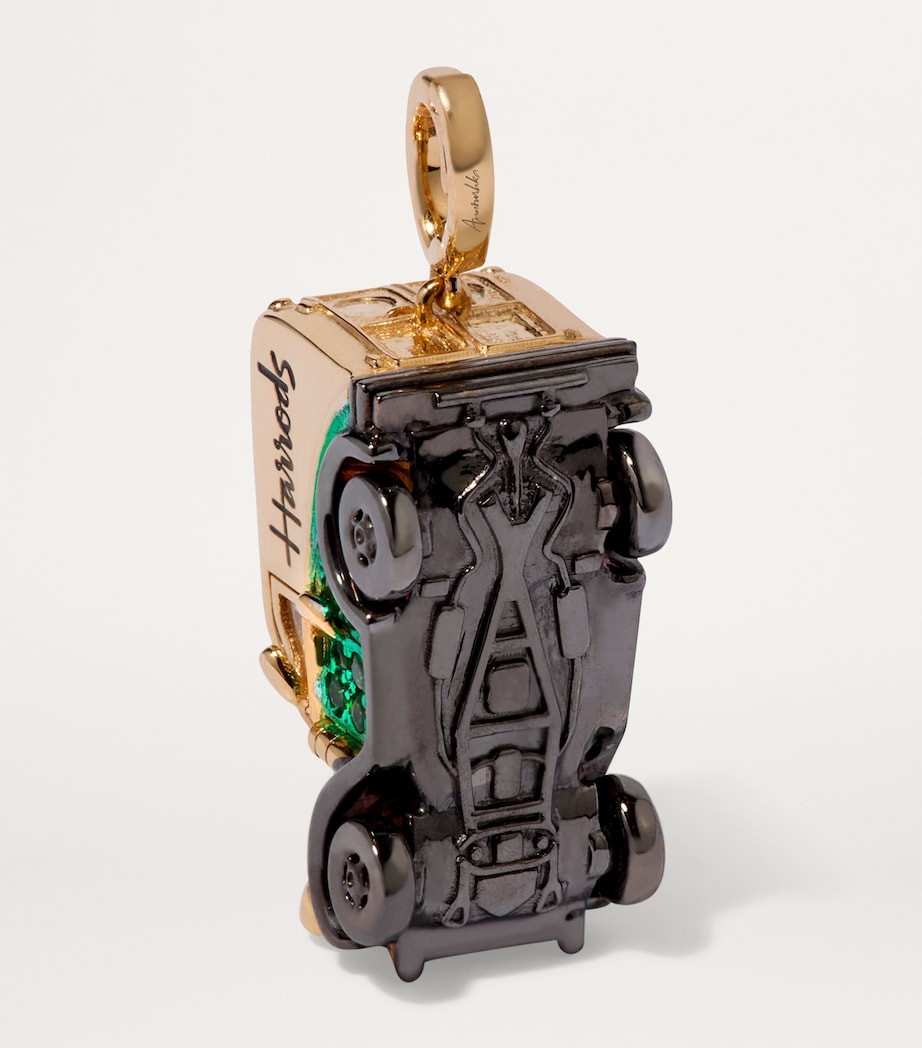 Annoushka Yellow Gold, Tsavorite and Diamond Harrods Delivery Van Charm Pendant