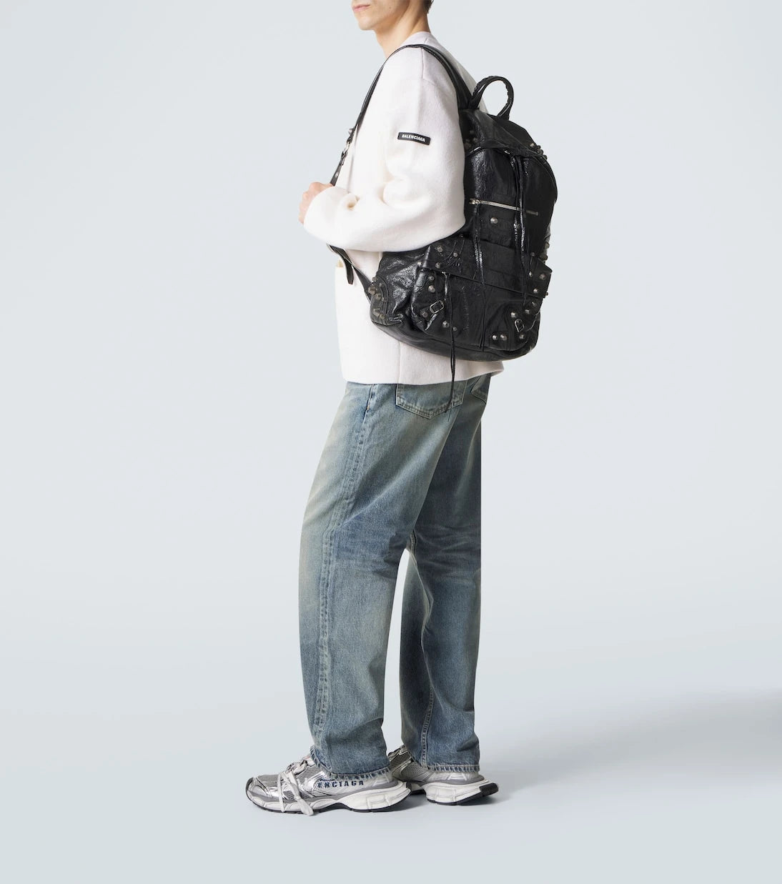 Balenciaga - Le Cagole leather backpack
