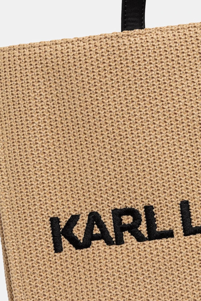 Karl Lagerfeld örme kumaştan kadın tote çanta K/ESSENTIAL