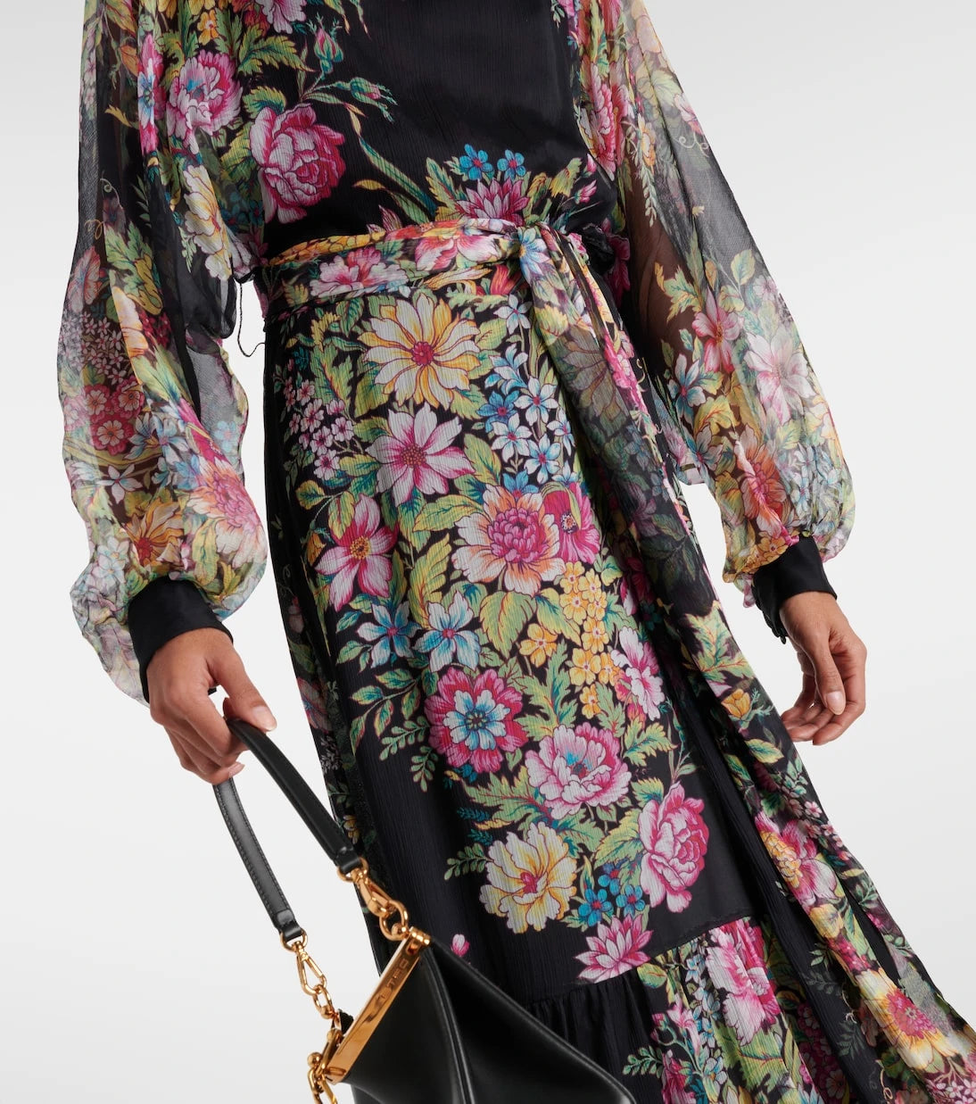 Etro - Floral silk gown