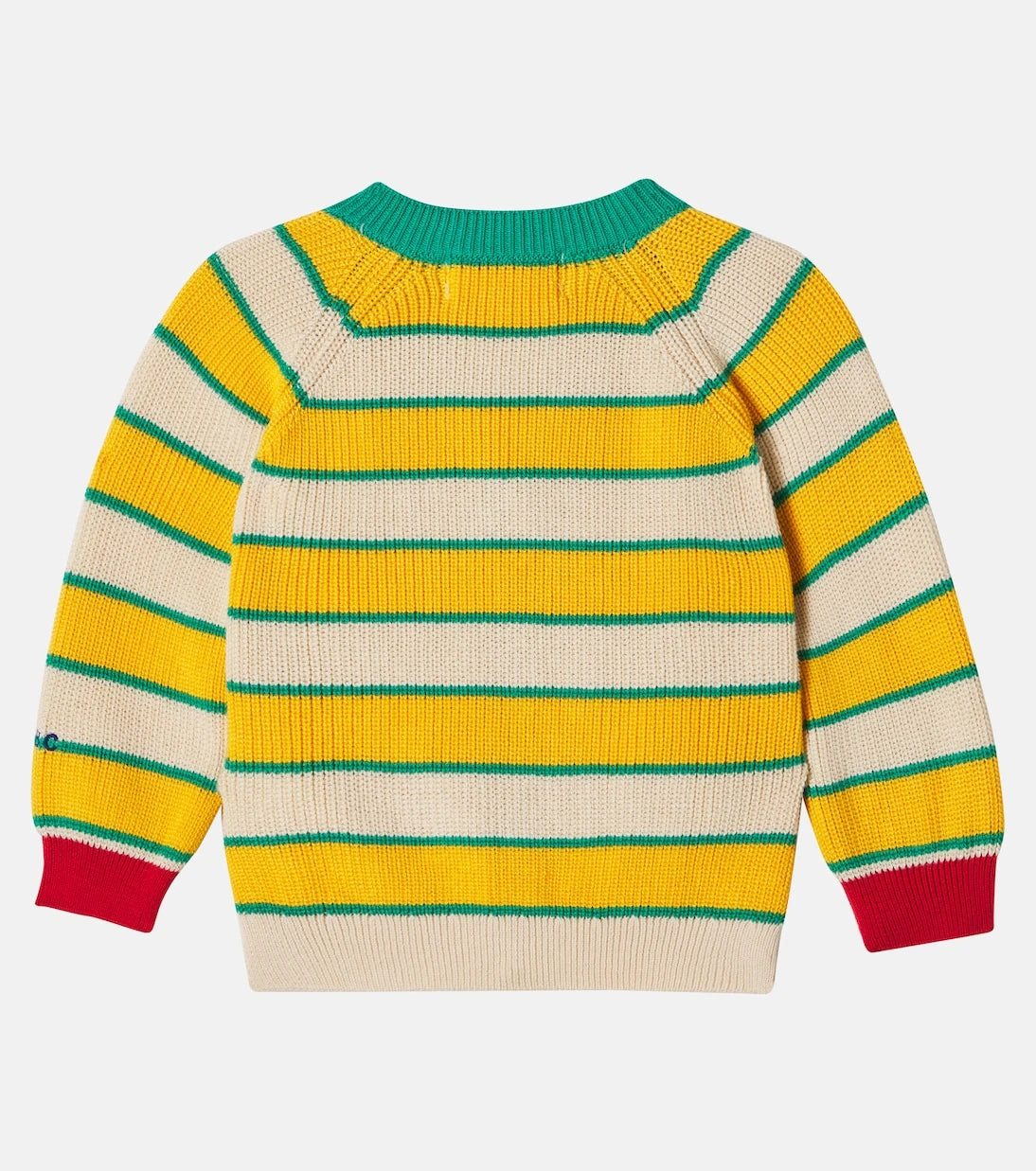 Bobo Choses - Baby BC striped cotton cardigan