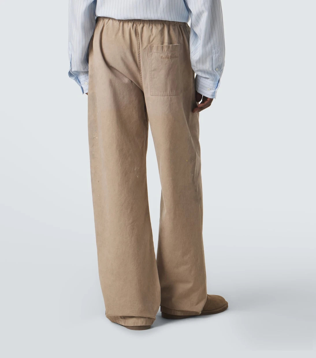Acne Studios - Cotton twill wide-leg pants