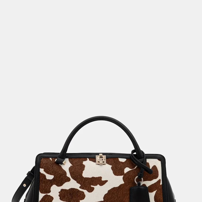 Guess чанта crossbody дамска от велур AUDREY