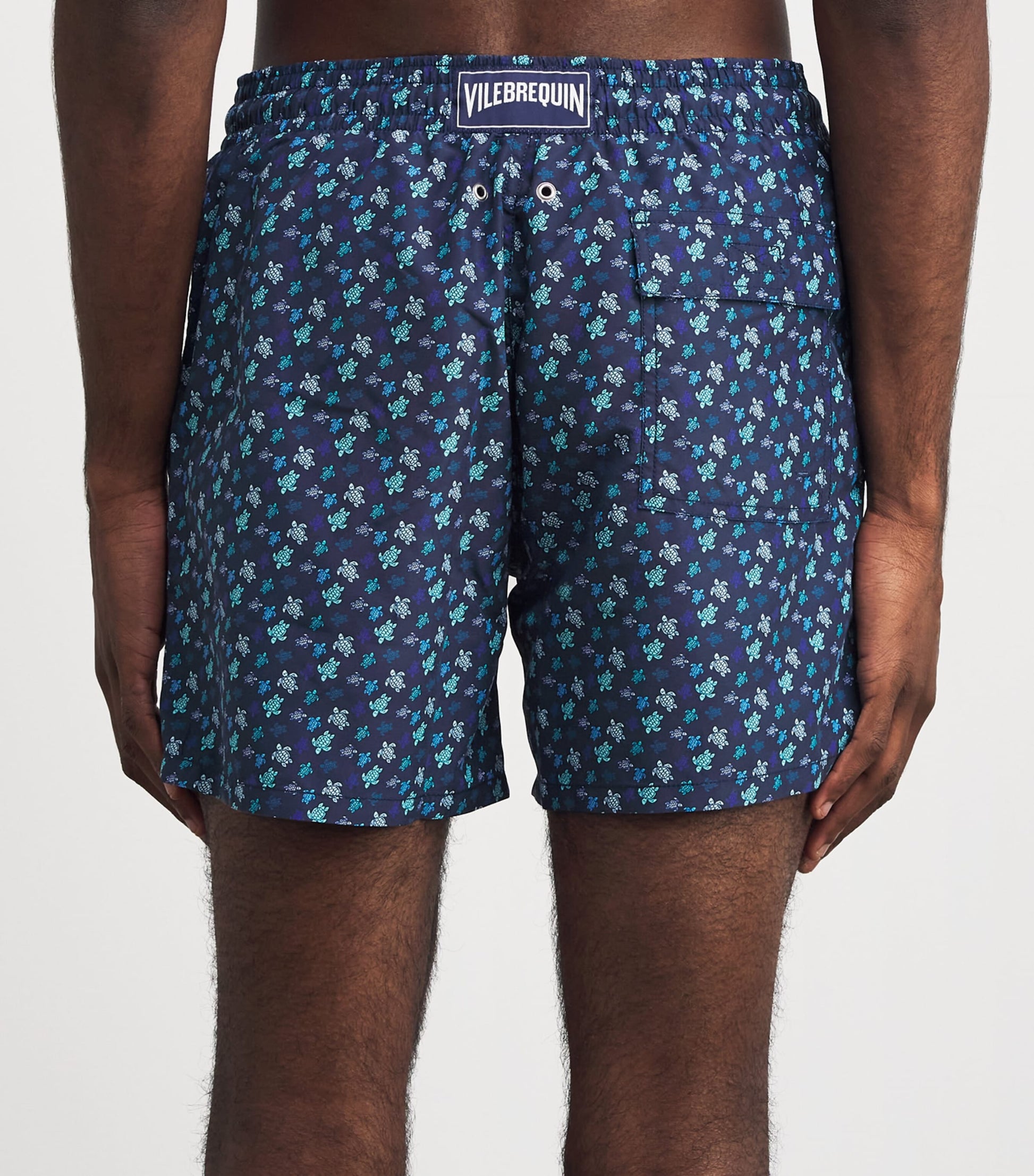 Micro Turtle Print Moorea Swim Shorts