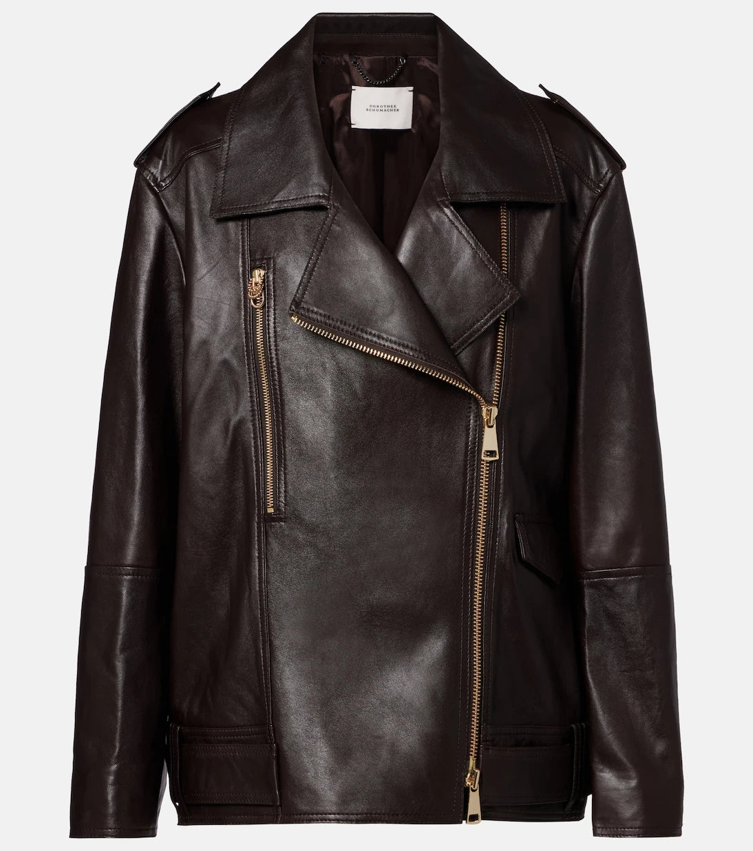 Dorothee Schumacher - Sleek Statement leather biker jacket