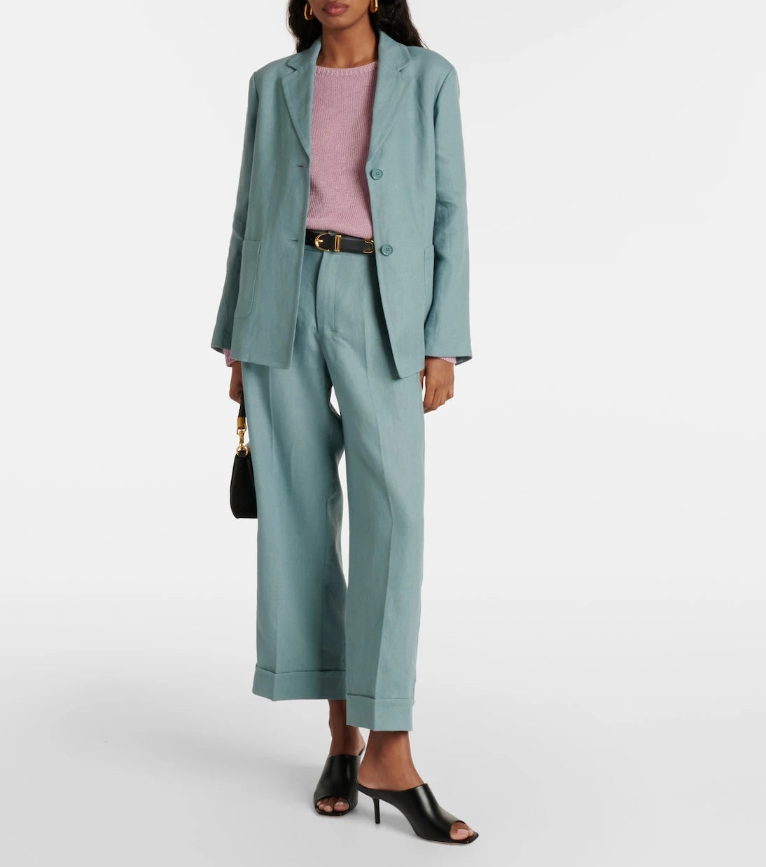 'S Max Mara - Socrates single-breasted linen blazer