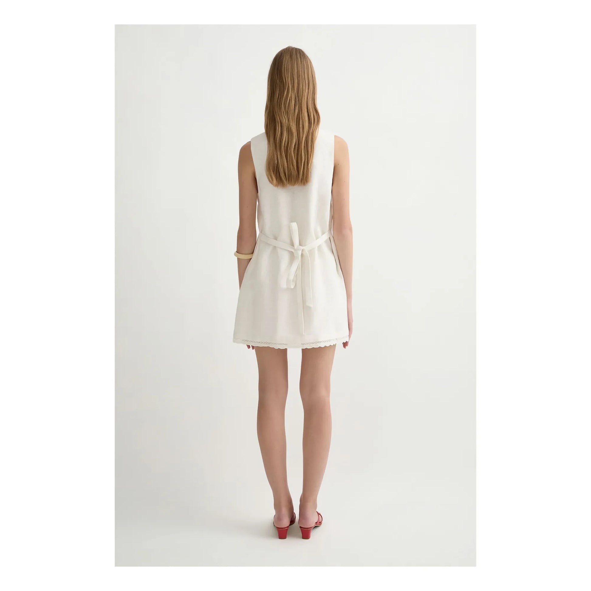 Posse - Effi Linen Dress | Cream