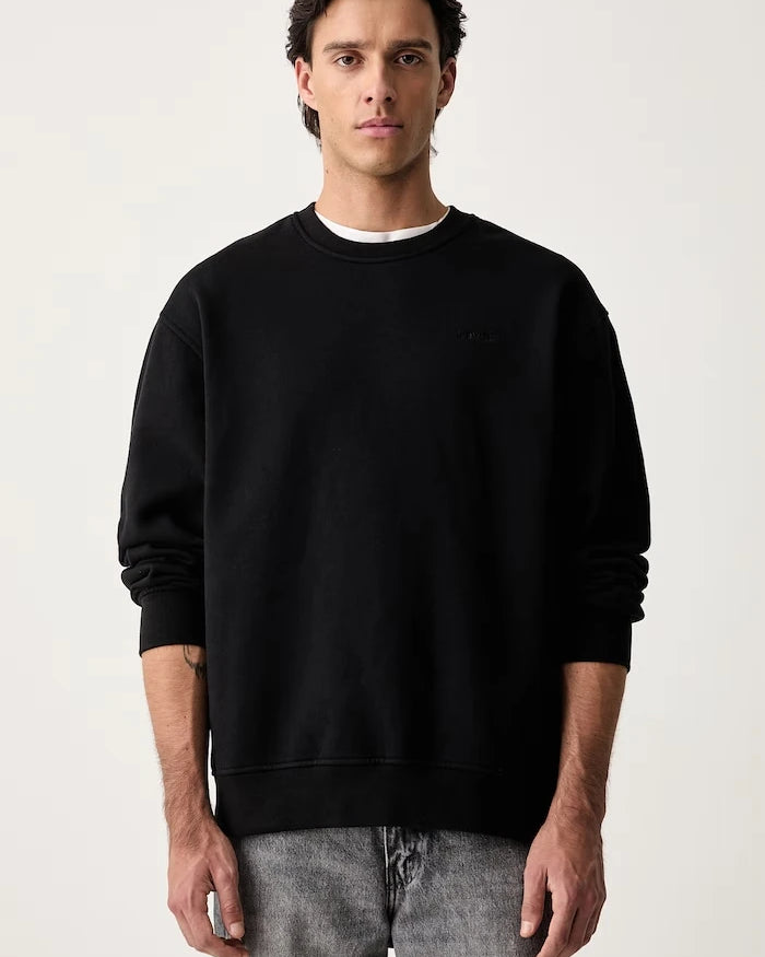 Levi's erkek pamuklu SWEATS CREW sweatshirt