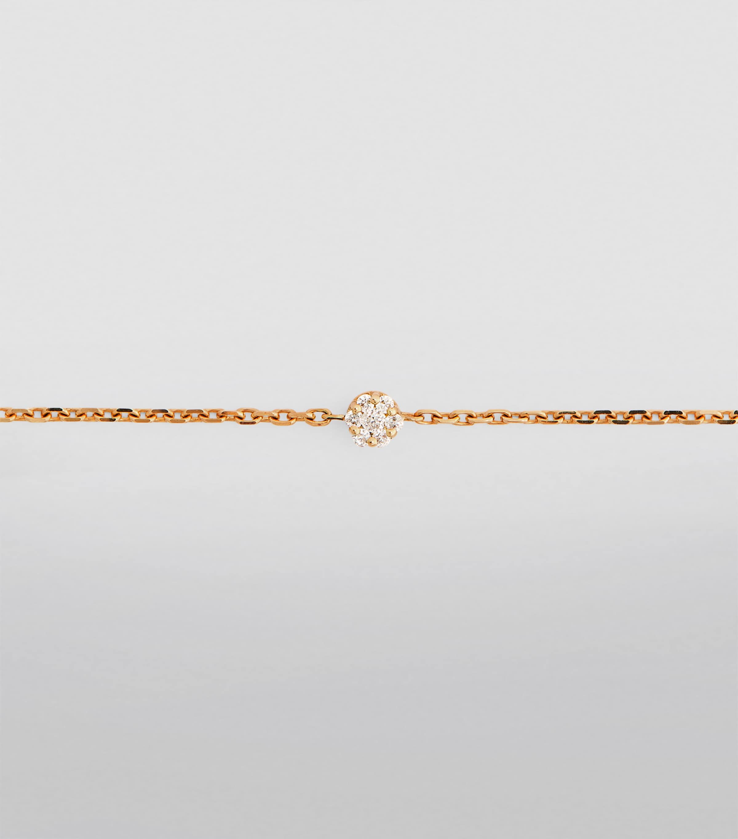 Redline Yellow Gold and Diamond Illusion Bracelet