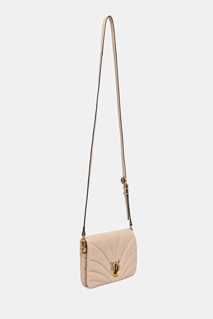 Pinko чанта crossbody дамска от кожа
