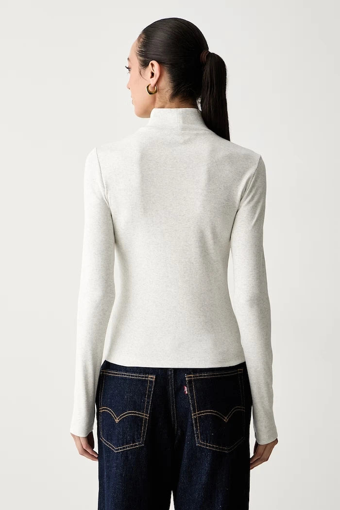 Calvin Klein Jeans uzun kollu kadın pamuklu bluz