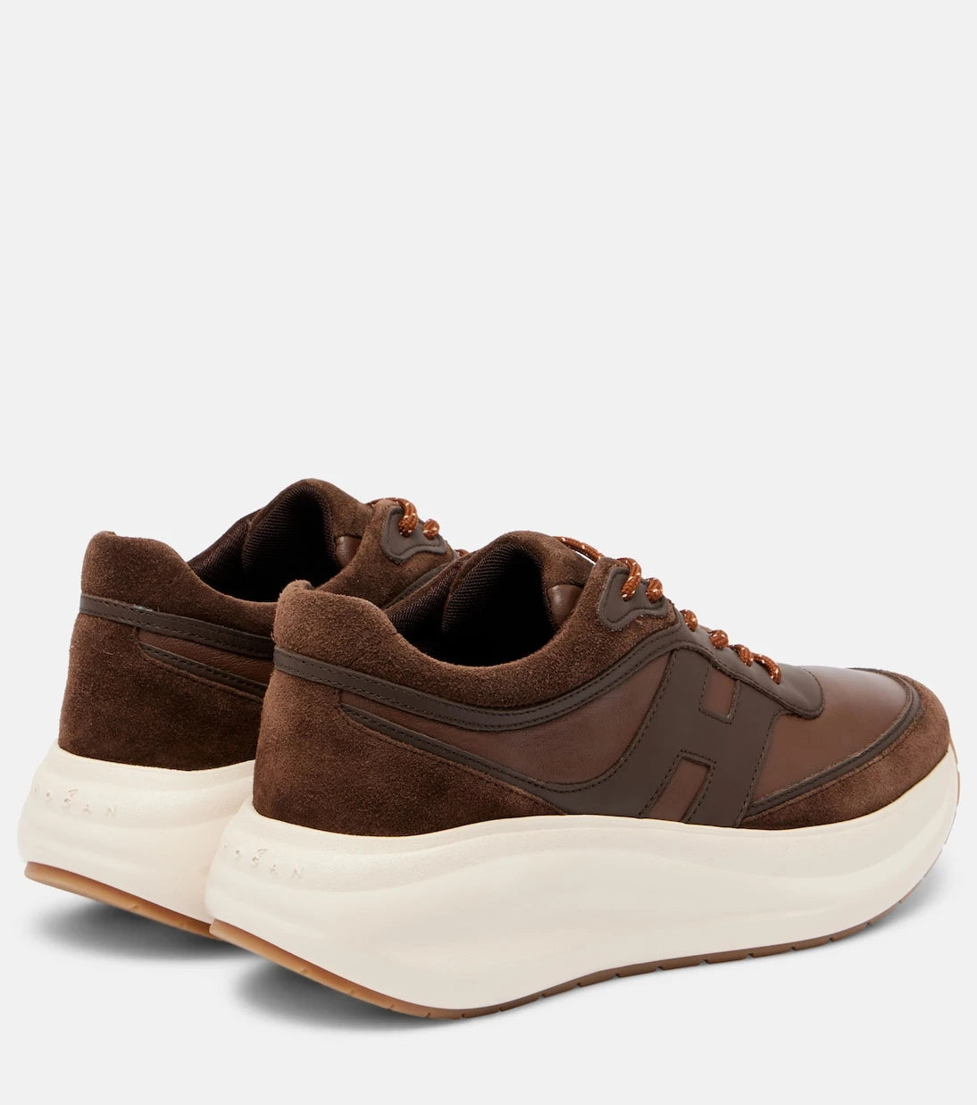 Hogan - Hogan H696 leather platform sneakers