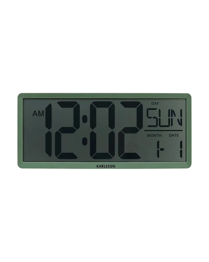 Karlsson Retro LCD Duvar Saati
