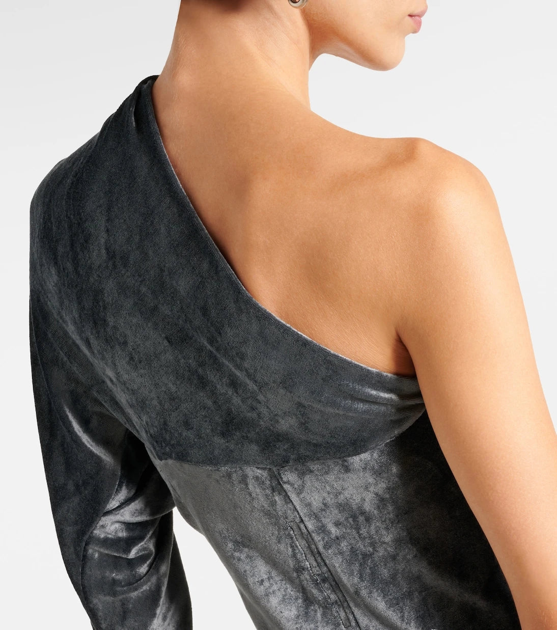 Rick Owens - Diana one-shoulder velvet top