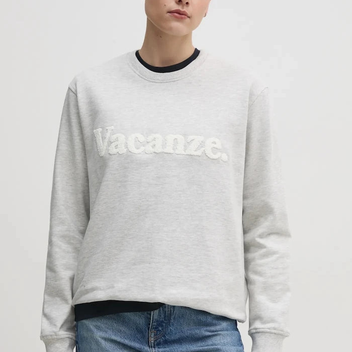 Pamuklu sweatshirt Drivemebikini Vacanze Chenille