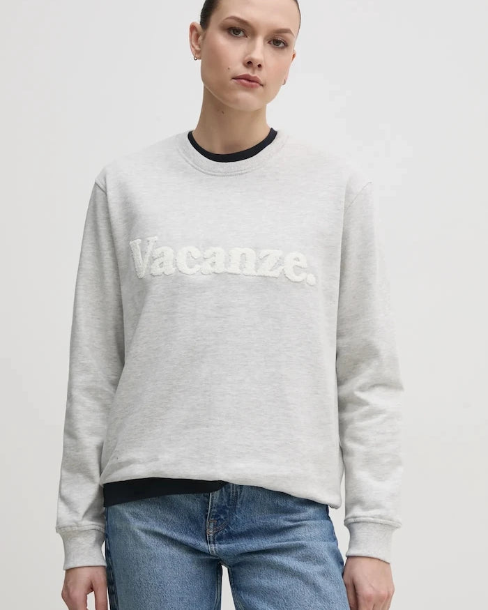 Pamuklu sweatshirt Drivemebikini Vacanze Chenille