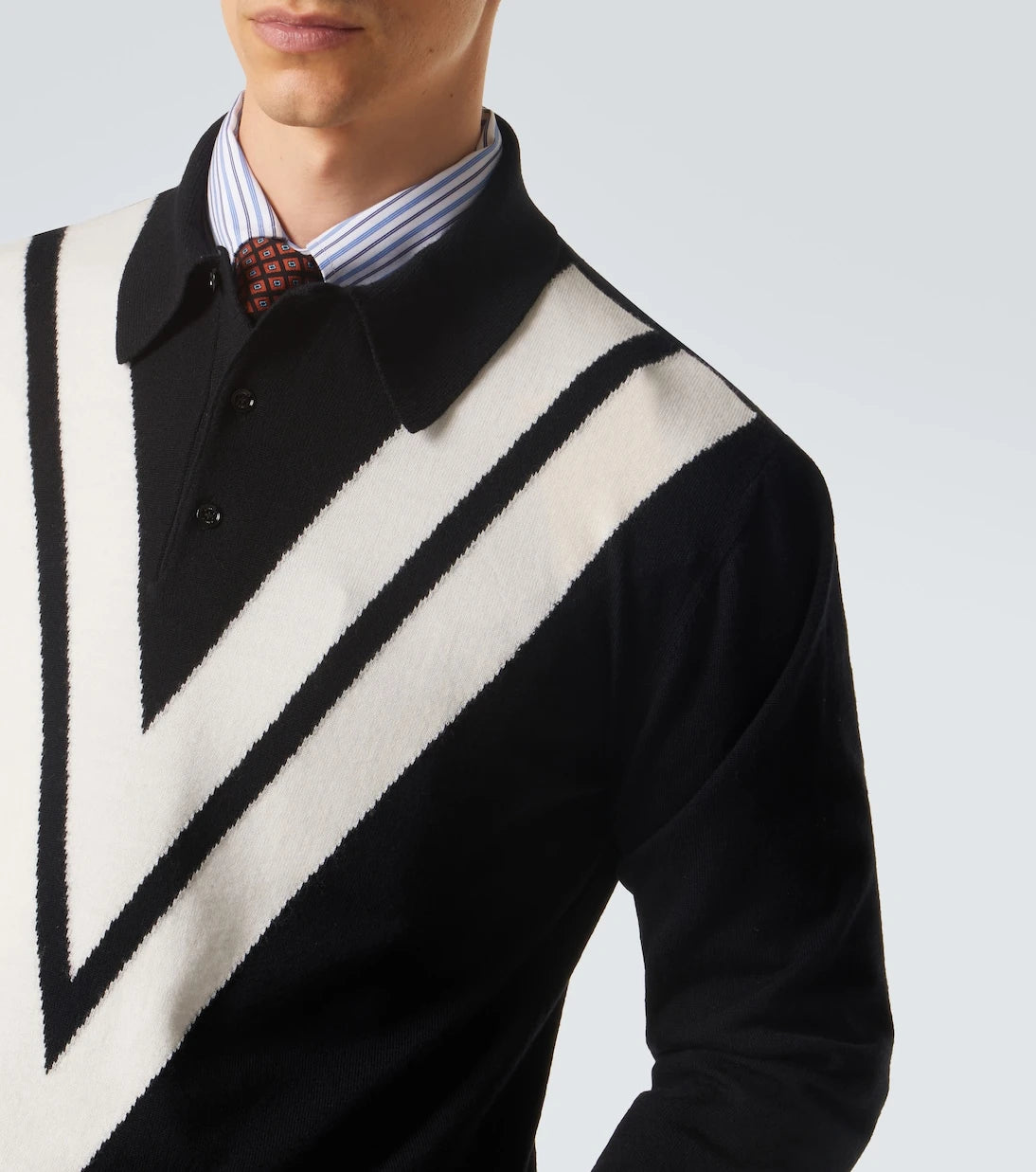 Valentino - Virgin wool polo sweater