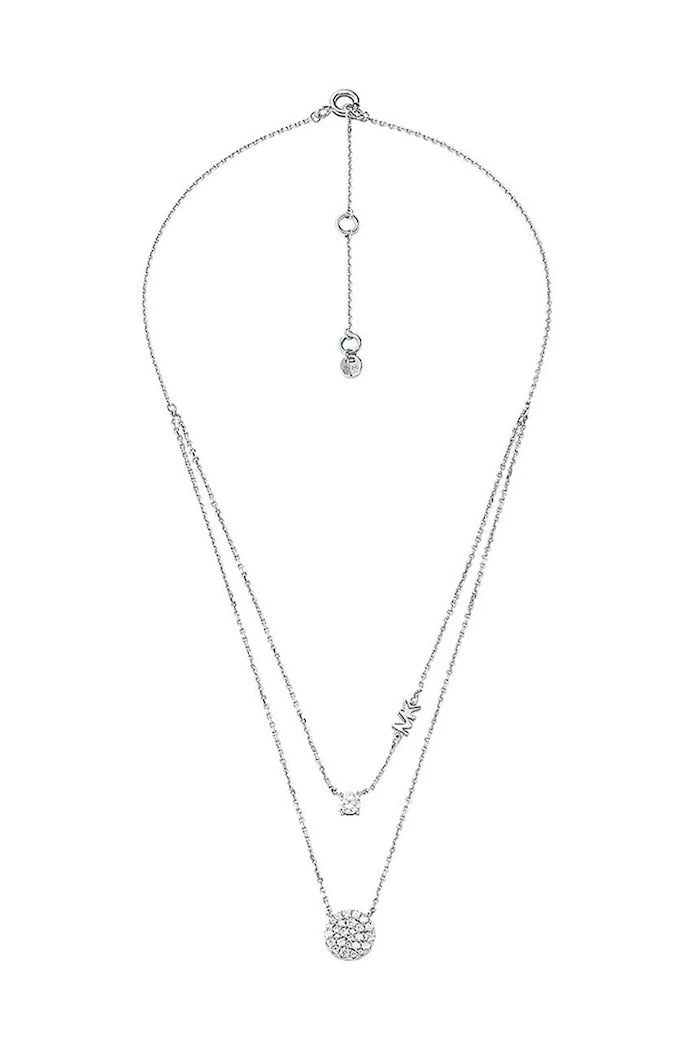 Сребърно колие Michael Kors