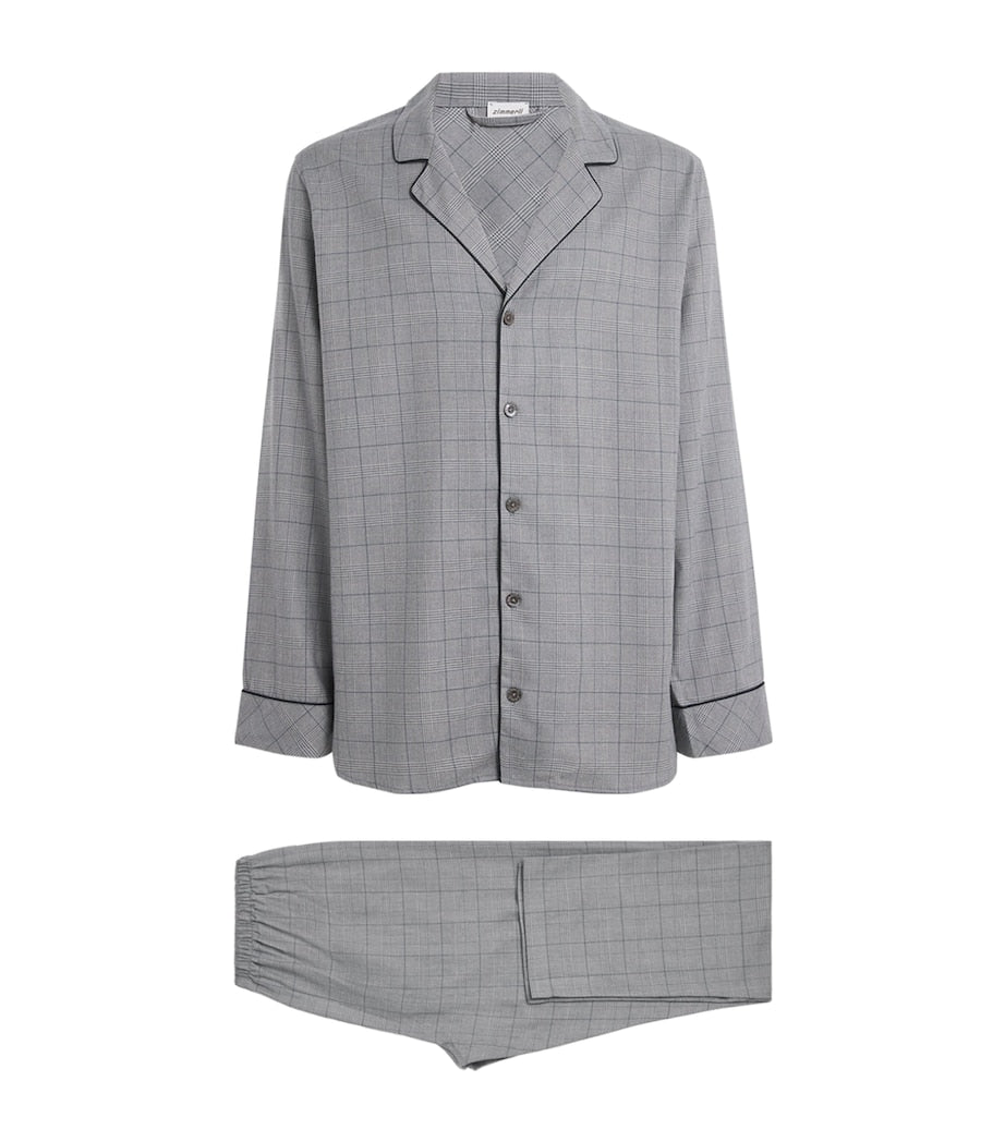 Zimmerli Cotton-Wool Flannel Pyjamas