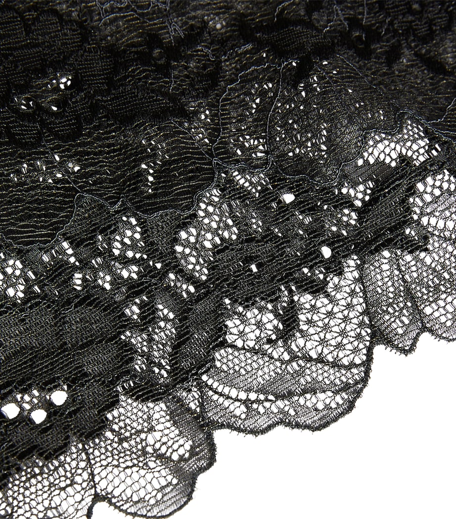 Grey Lace Perfection Low-Rise Tanga