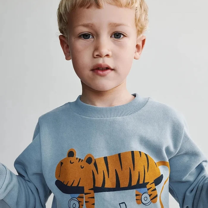 Детски памучен суичър Liewood Thora Placement Sweatshirt