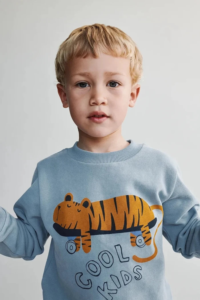 Детски памучен суичър Liewood Thora Placement Sweatshirt