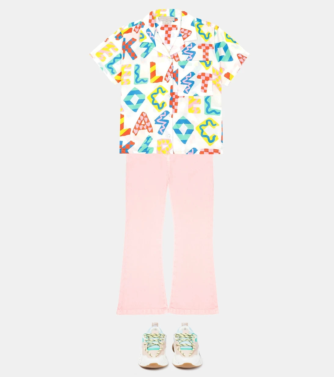 Stella McCartney Kids - قميص قطني مطبوع