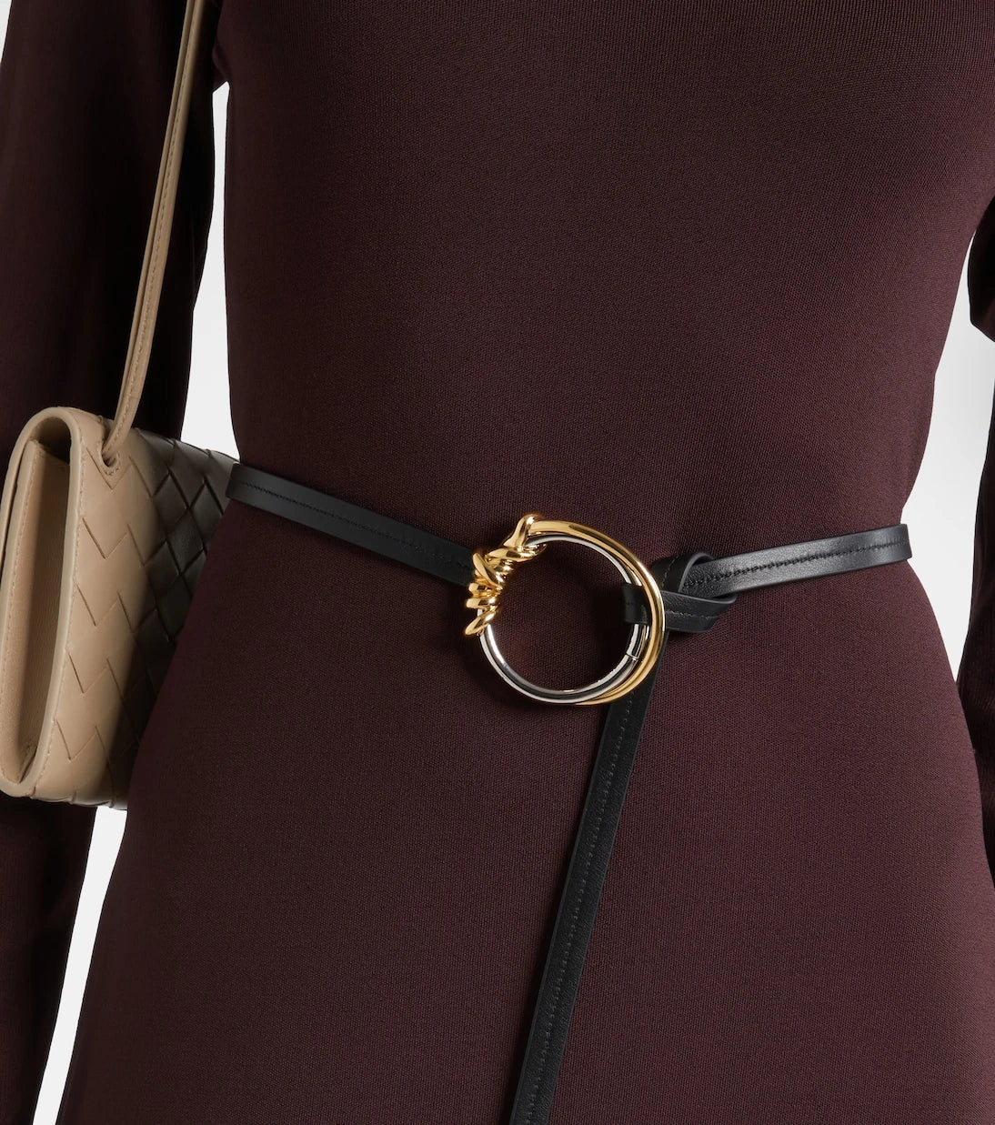 Bottega Veneta - Knot Ring leather belt