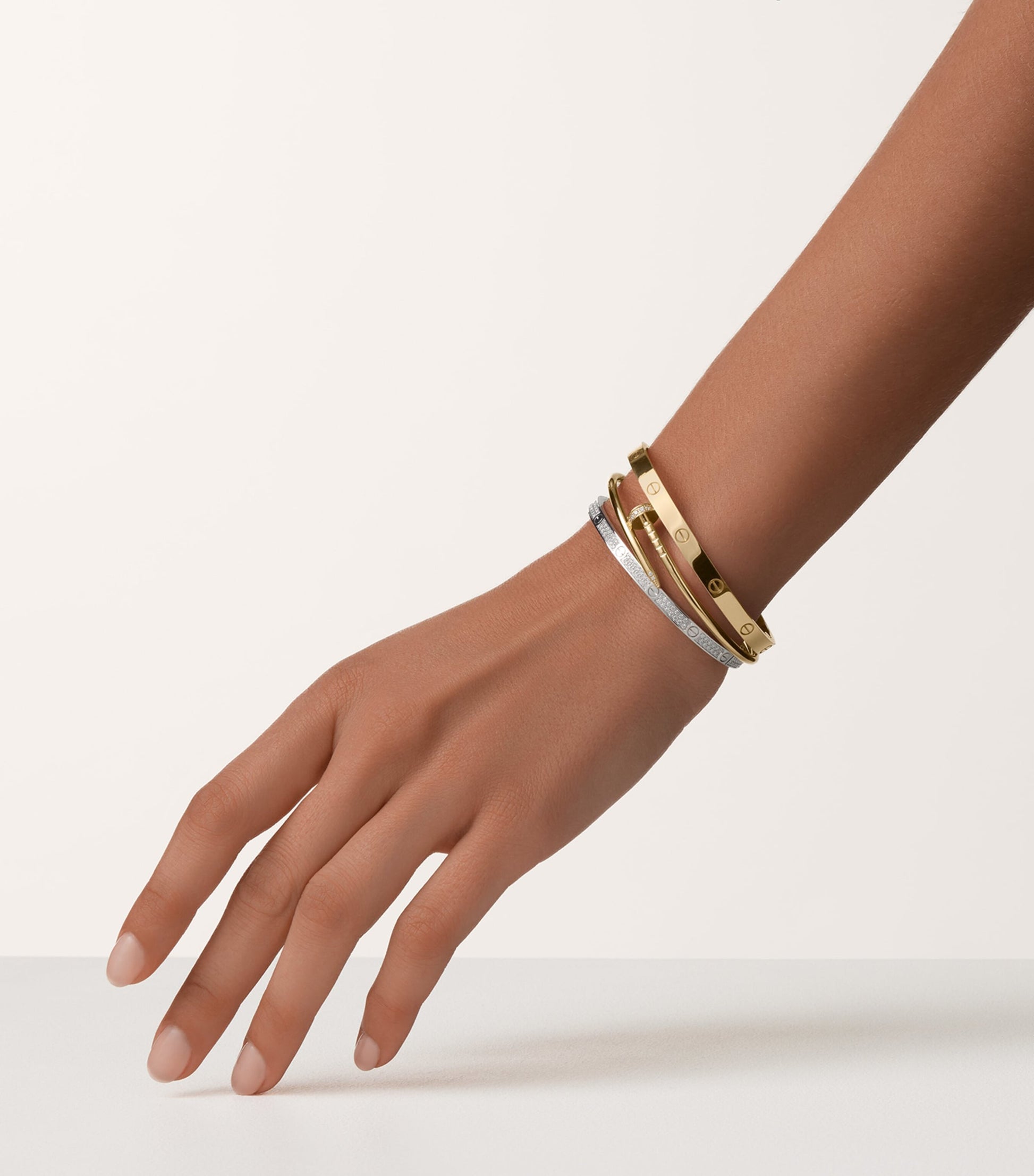 LOVE Medium Yellow Gold Bracelet