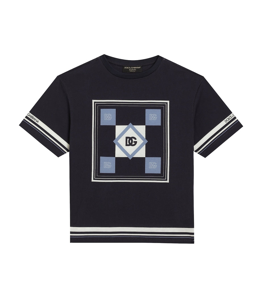 Dolce & Gabbana Kids Cotton Logo-Detail T-Shirt (8-12+ Years)