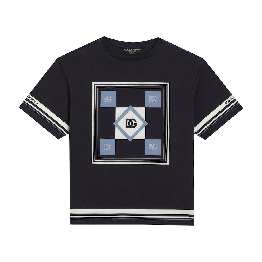 Dolce & Gabbana Kids Cotton Logo-Detail T-Shirt (8-12+ Years)