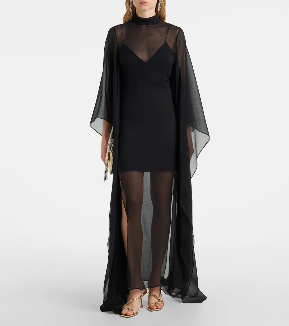 Taller Marmo - Lanzarote Garden crêpe chiffon kaftan