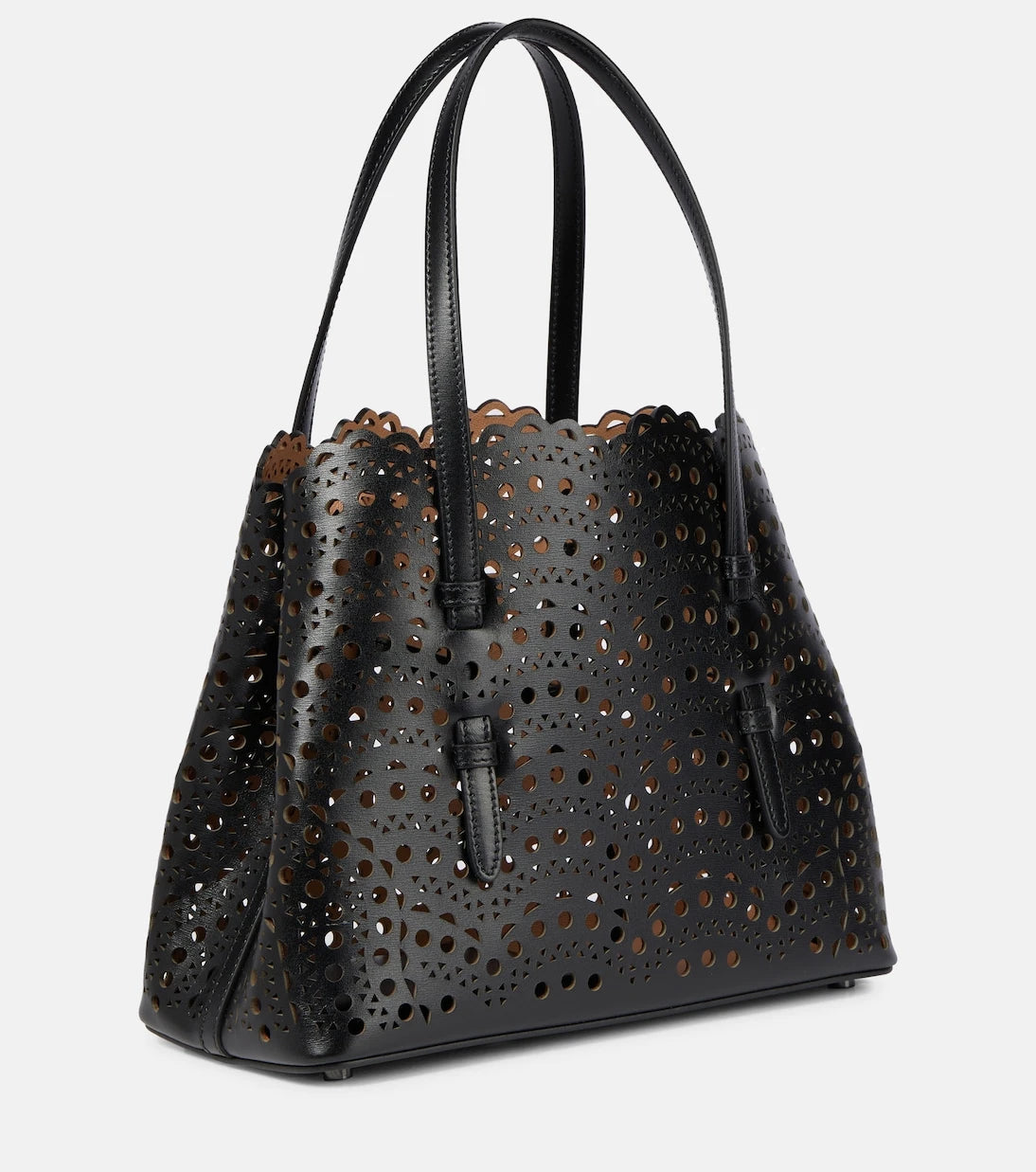 Alaïa - Le Mina 25 Vienne Wave leather tote bag