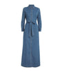 Alice+Olivia Blue Denim Chassidy Maxi Dress