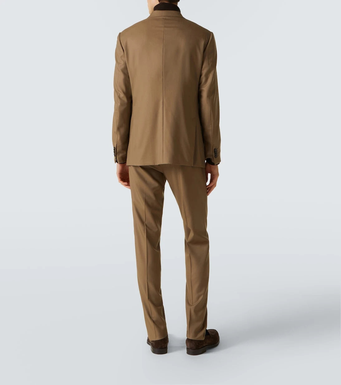 Zegna - Double-breasted wool twill suit