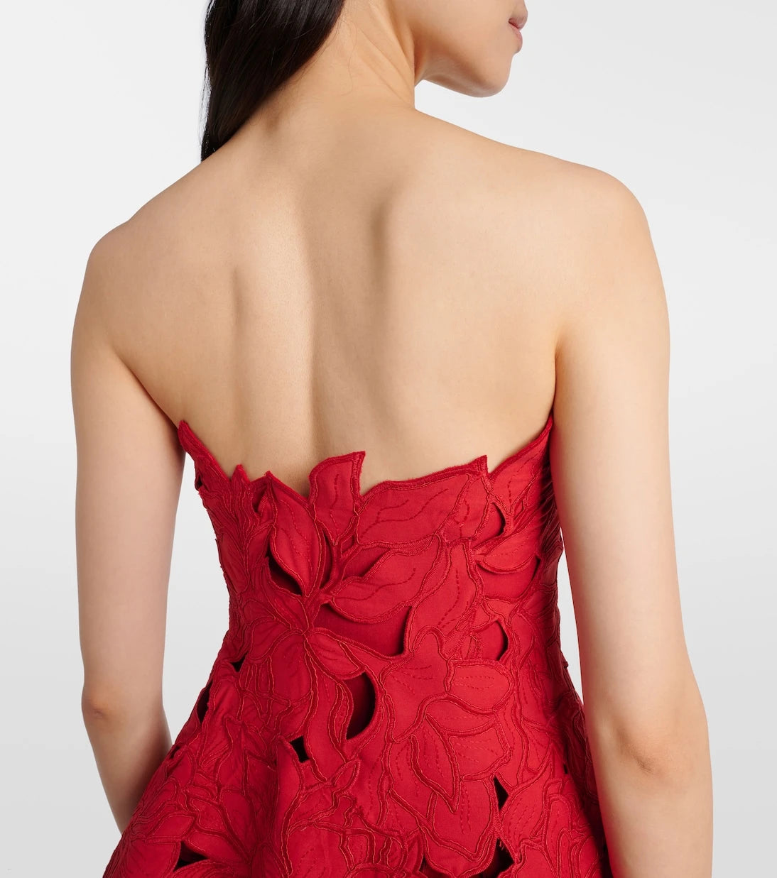 Simkhai - Audrey peplum lace midi dress