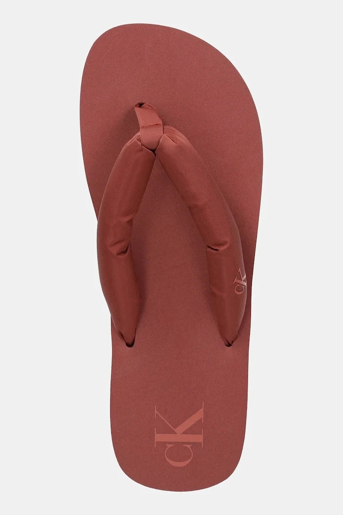 Джапанки Calvin Klein Jeans BEACH SANDAL FLATFORM TTXR SATIN