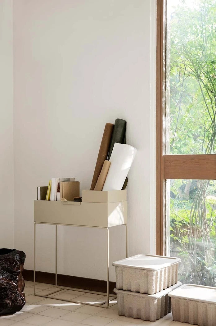 Саксия със стойка ferm LIVING Plant Box 60 x 65 x 25 cm.