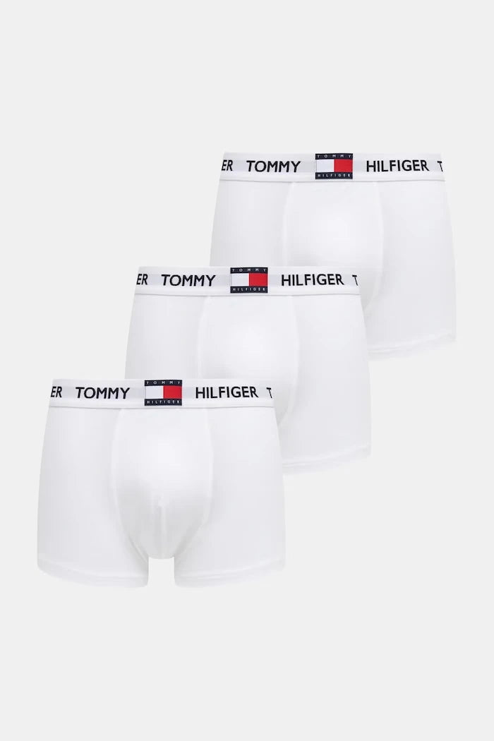 Tommy Hilfiger Erkek Pamuklu Elastan Boxer 3'lü