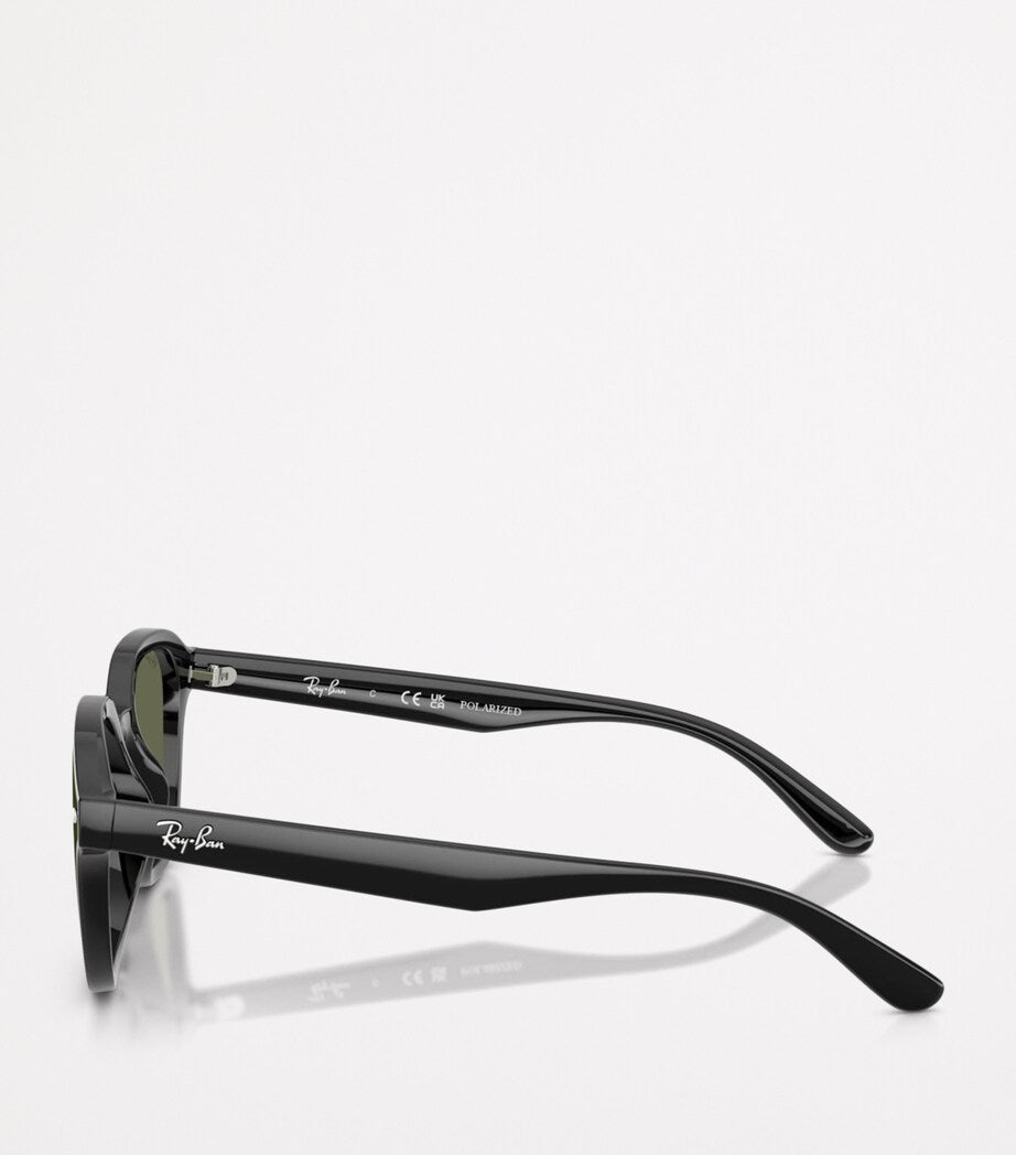 Ray-Ban Black RB4458D Square Sunglasses