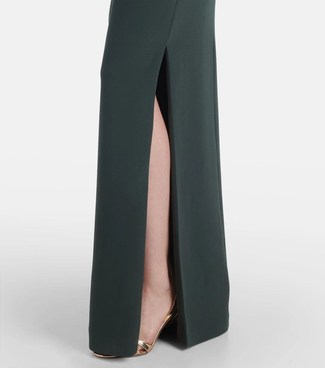 Safiyaa - Mahir draped crêpe gown