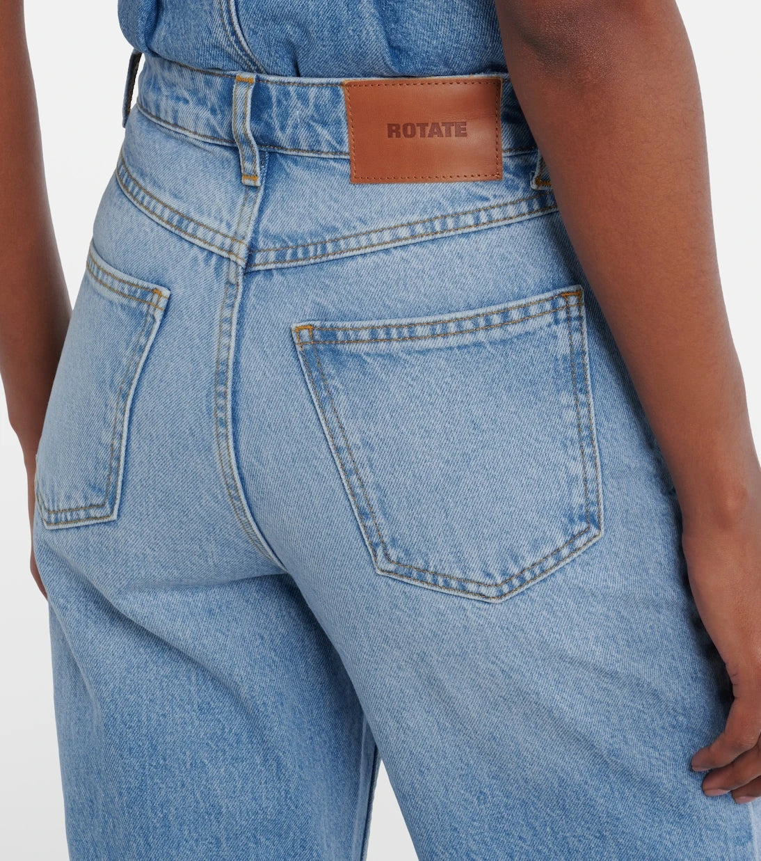Rotate - High-rise flared jeans