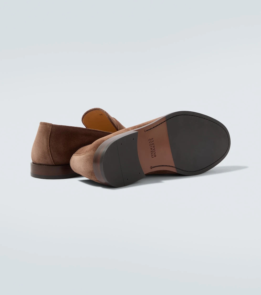 Brunello Cucinelli - Suede penny loafers